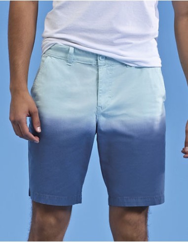 WOM-WB904-Mens Dip-Dye Shorts